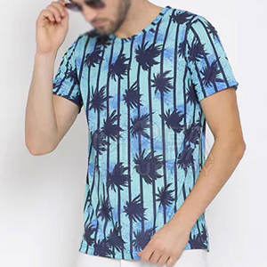 Camisetas de sublimación personalizadas de moda para hombres Camisetas de poliéster duraderas con impresión vibrante en todas partes - Product Image 4