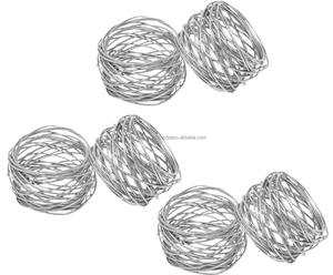 Anillos de Servilleta Modernos y Ecológicos de Alambre de Hierro de Primera Calidad, Diseño Personalizable para Bodas y Fiestas, Directamente del Fabricante Indio - Product Image 3