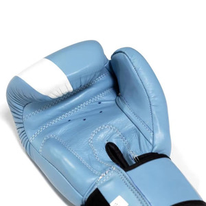 Guantes de boxeo transpirables más vendidos hechos de cuero para adultos Muñequera ajustable Guantes de boxeo MMA - Product Image 6