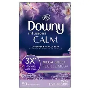 Downy Infusions, Lingettes assouplissantes Mega Dryer, CALM, Lavande et Vanille - Product Image 3