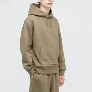 Sudaderas bordadas de moda para hombre pesado de moda Sudaderas con capucha sueltas de cuello redondo de talla grande con impresión digital para otoño - Product Image 3