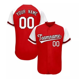 ชุดกีฬาออกแบบดีที่สุด น้ำหนักเบา รับผลิตแบบ OEM ODM ชุดเบสบอลโพลีเอสเตอร์รุ่นใหม่ ชุดทีม แห้งเร็ว ระบายอากาศได้ดี สำหรับผู้ชาย - Product Image 6