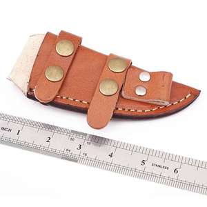 Étui en cuir fixe pour machette avec boucle de ceinture - Product Image 2