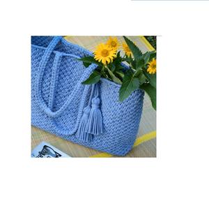 Fabriqué pour les filles Macramé Long sacs à main bandes élégantes rend la poignée d'épaule parfaite facile à transporter prix abordable le plus exigeant - Product Image 5