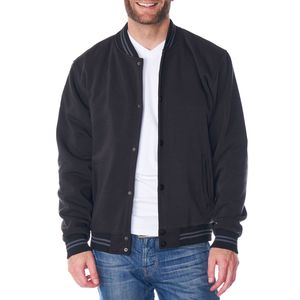 2025 Manufacturers for Clothing Brand Custom PU Leather Sleeve Letterman Men Varsity <b>Jacket</b> - Product Image 1