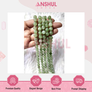 Gran oferta en hebras de cuentas facetadas de Aventurina de Color verde de primera calidad para hacer joyas y curación de cristales de la India - Product Image 4