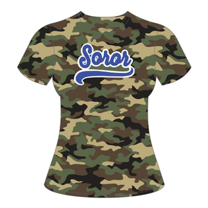 T-shirt Camo Zeta Phi Beta Sororité, inspiré des fondateurs de 1920, tee-shirt de sororité grecque, femmeurerie supérieure, coton premium, coupe classique - Product Image 1