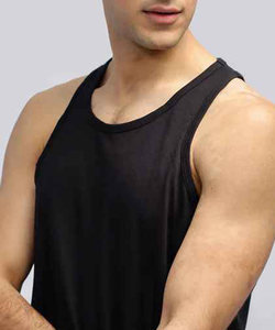 Camiseta sin Mangas de Moda Personalizada de Alta Calidad para Hombre, Camiseta Deportiva sin Mangas para Hombre, Ajustada al Cuerpo, con Aberturas, en Oferta - Product Image 5