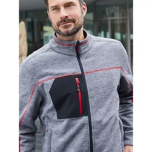 Men's Sustainable Structure Fleece <b>Jacket</b> Eco-Friendly Promotional Hoodie and Sweatshirt - Product Image 6