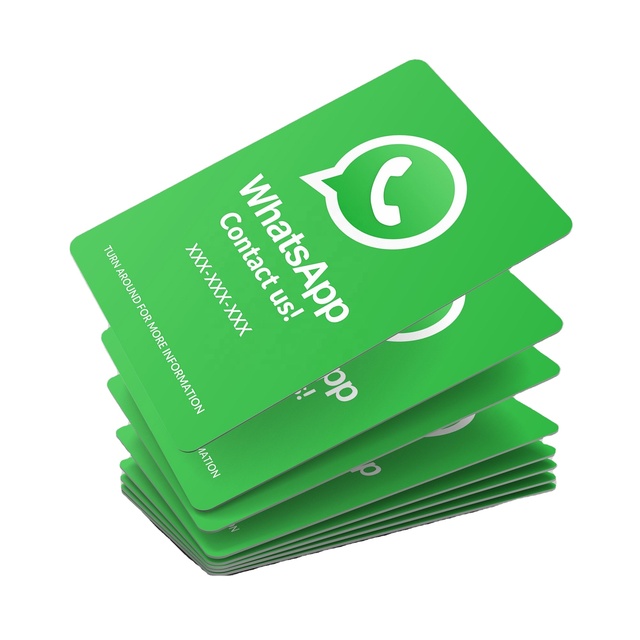 NFC & RFID Business Cards Smart Social Qr Review & Communicate Smart Card