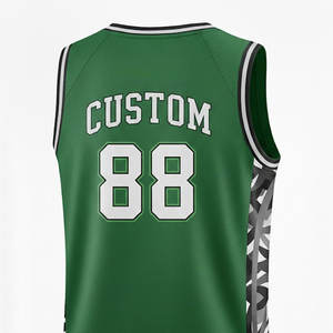 Maillot de basket-ball court respirant personnalisé pour hommes, impression de nom et de numéro, uniforme d'équipe professionnel pour l'entraînement en salle - Product Image 5