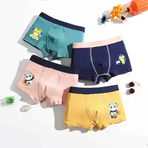 Boys' Underwear Pure Cotton Children Boxer Briefs Breathable Baby Kids' cartoon Shorts Panties