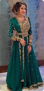 Vestido de mujer India paquistaní Lehenga Choli Georgette con trabajo bordado y secuencia suave Dupatta diseñador hecho a mano ropa de fiesta - Product Image 6