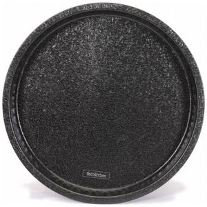 ถาดตกแต่งโลหะทรงกลมลายตารางหมากรุกเป็นมิตรต่อสิ่งแวดล้อมถาดตกแต่งโลหะทรงกลมขนาด Ø370มม. ออกแบบมาสำหรับโอกาสด้านอาหาร - Product Image 4