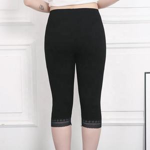 Short en jean Capri pour femme, écologique, imperméable, avec cordon de serrage, taille mi-haute, motifs colorés, coupe courte - Product Image 2