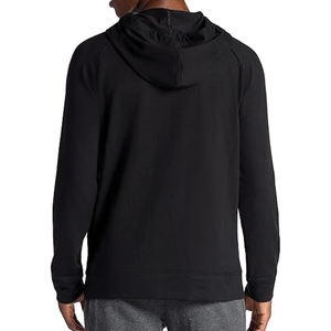 เสื้อฮู้ดดี้สีพื้น ดีไซน์ทันสมัยสำหรับผู้ชาย ผลิตตามสั่งจำนวนมาก สไตล์สตรีทแวร์ โลโก้ด้านหน้า ราคาถูก - Product Image 2