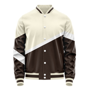 Manteaux Letterman décontractés de grande taille pour hommes, vestes universitaires personnalisées de baseball et softball, coupe-vent cousus, vêtements d'équipe - Product Image 2