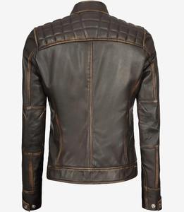 Nuevas llegadas, chaquetas de piel de cordero con estilo a la moda de cuero para mujer personalizadas, chaquetas de motorista de carreras personalizadas para mujer - Product Image 6