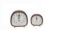 Reloj de Radio Mecánico de Cuarzo Vintage Riverdale, Estilo Retro de Londres 1930, Metálico, Silencioso, Impermeable, para Sala de Estar u Oficina
