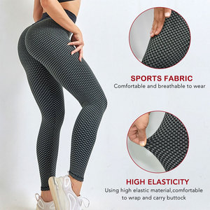 Breathable women <b>leggings</b> with stretch fabric OEM custom logo design perfect for gymwear teamwear and branding - Product Image 5