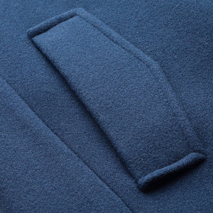 Abrigo de Hombre de Felpa Reversible de 400 g/m² de la Mejor Calidad y Gran Personalidad, Diseño y Color Personalizados, Largo Regular, Venta Directa de Fábrica - Product Image 5