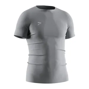เสื้อคอมเพรสชั่นพรีเมียมสำหรับผู้ชาย ปักลายเทอร์รี่ ผู้ผลิตขายส่ง - Product Image 5