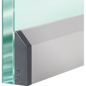 PLANET Aluminum Silver Anodized Glass Doors-KG-SM-Set 1-Sided Narrow Door <b>Seal</b> 959 mm Length - Product Image 1