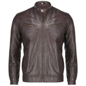 Chaqueta de Motociclista de Cuero con Camuflaje Personalizado, Unisex, Talla Grande, Primavera, Formal, Holgada - Product Image 2