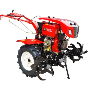 Factory Supply Professional 186F Power Mini Tiller Lightweight Hand Push Garden Cultivators for Loosen Soil