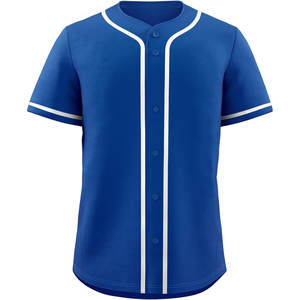 Camiseta de béisbol para hombre, camiseta de softball con botones de equipo personalizado, aparejos sublimados, sarga, nombre, número, malla bordada, ropa deportiva - Product Image 4