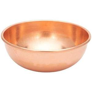 Tazón decorativo de mesa de diseño Vintage para servir alimentos, tazón de cobre martillado de calidad de lujo a un precio razonable por proveedores indios - Product Image 5