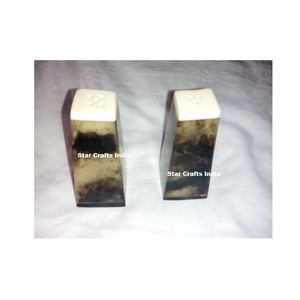 Wholesale Quality Horn Salt & Pepper Shakers Natural Horn Cardboard Sifter Insert Top Paper Can <b>Herb</b> & <b>Spice</b> Tools From India - Product Image 6