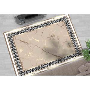 Gold Marble <b>Rug</b>, Gold <b>Rugs</b>, Modern <b>Rug</b>, Marble <b>Rug</b>, Machine Washable <b>Rug</b>,<b>Chenille</b> <b>Rug</b> - Product Image 3