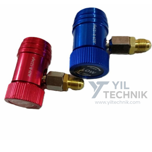 Kit de Recharge de Gaz pour Climatisation Automobile et Ensemble de Vannes à Couplage Rapide pour R-1234yf J639 - Product Image 2