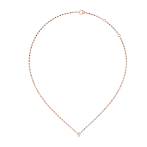 Collier pendentif en diamant CVD de laboratoire 0,74 CT VVS-VS-EF, or 18 carats, or rose 14 carats, or jaune, or blanc, chaîne élégante pour femmes - Product Image 4