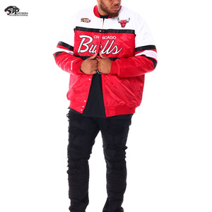 Blouson Bomber Unisexe Vintage en Laine Hiver avec Col Montant, Logos Brodés de Qualité Supérieure, Chauffant pour Hommes et Noms d'Équipes - Product Image 6