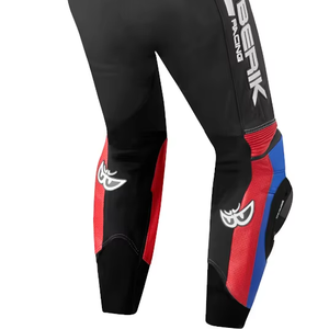 Traje de moto de cuero de carreras para hombre, mono de carreras de cuero, nivel CE 2, 1 pieza, Ace Cowhide/Kangaroo MotoCp - Product Image 4