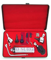 Nouveauté 100% ensemble otoscope et ophtalmoscope de haute qualité ensemble de Diagnostic ORL Instruments vétérinaires approuvés ISO CE