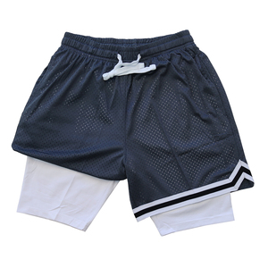 กางเกงขาสั้นบาสเก็ตบอลกีฬาหลวมขนาดใหญ่กางเกงขาสั้นบาสเก็ตบอลฤดูร้อนออกแบบตามต้องการ - Product Image 5