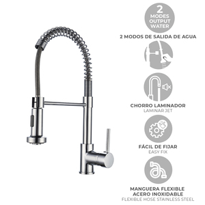 Robinet de cuisine monocommande en acier inoxydable K2O Dock : L'outil de cuisson essentiel - Product Image 6