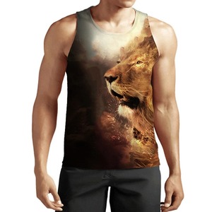 เสื้อกล้ามผู้ชายผ้าคอตตอนออร์แกนิกระบายอากาศได้ดีใหม่100% เสื้อกล้ามใส่วิ่งจ๊อกกิ้ง3D ออกแบบได้ตามต้องการ - Product Image 5