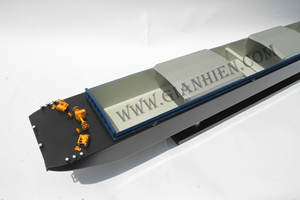 Gia Nhien Fabricant Approuvé Conception Personnalisée quantité minimale de commande Basse Navires Commerciaux BARGE MODÈLE DE BATEAU EN BOIS _ MODÈLE DE BATEAU ARTISANAT EN BOIS HAUT - Product Image 3