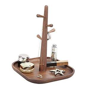 <b>Wooden</b> Jewelry Display Tray with Velvet Pads - Product Image 4