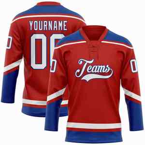 Maillot de hockey sur glace personnalisé en gros, nouveau design, haute qualité, meilleur matériau, prix raisonnable, service OEM disponible - Product Image 4