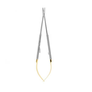 Castroviejo TC pouces ensemble orthopédique manuel porte-aiguille pour instrument chirurgical à usage hospitalier - Product Image 1