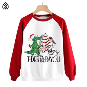 Vente chaude mignon imprimé sweat pull de noël sweat pour femme sweat de noël - Product Image 2