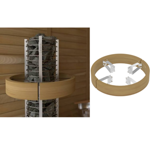 Chauffe-sauna rond sur pied Tower, de 3 kW à 24 kW, à commande séparée, 380–415 V 3N~ 50/60 Hz, pour salle de sauna - Product Image 4