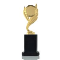 Trophée en métal moderne de qualité supérieure, design de gravure traditionnel, impression par gravure, plaqué or, pour les événements de célébration des réalisations importantes
