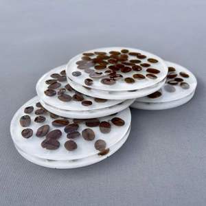 Posavasos para bebidas de la mejor calidad, posavasos de resina con coloridas flores naturales reutilizables para exportación - Product Image 5