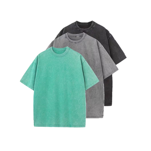 เสื้อยืดสตรีทแวร์ขายส่ง Quickshow เสื้อยืดผู้ชายผ้าฝ้ายเนื้อหนา เสื้อยืดโอเวอร์ไซส์ เสื้อยืดคุณภาพสูงสำหรับผู้ชายสไตล์สตรีท - Product Image 6